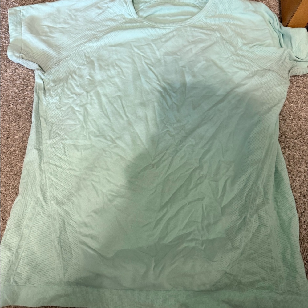 Athleta mint Short Sleeve shirt size kids L/12